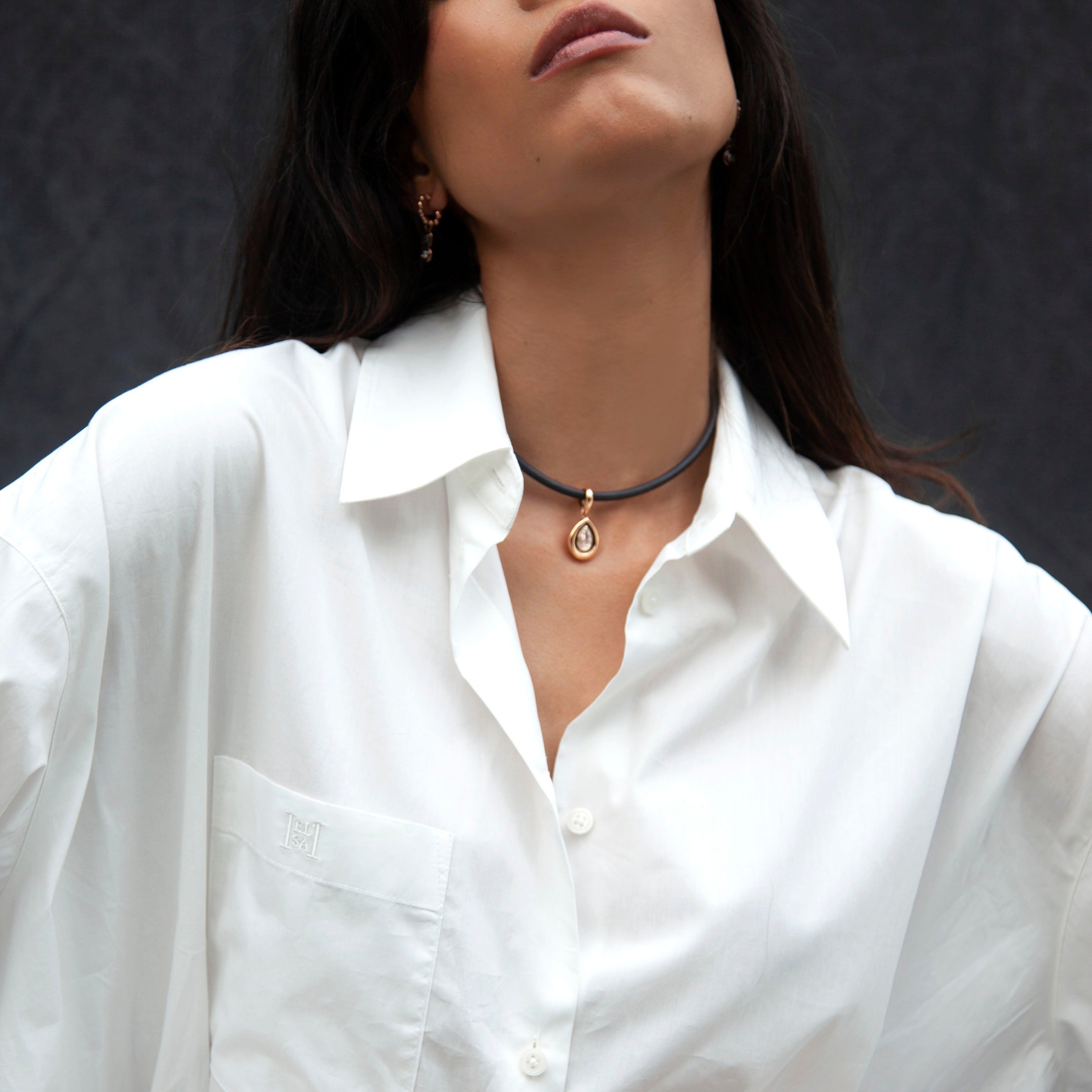 Diamond Pear PendantAnne Baker