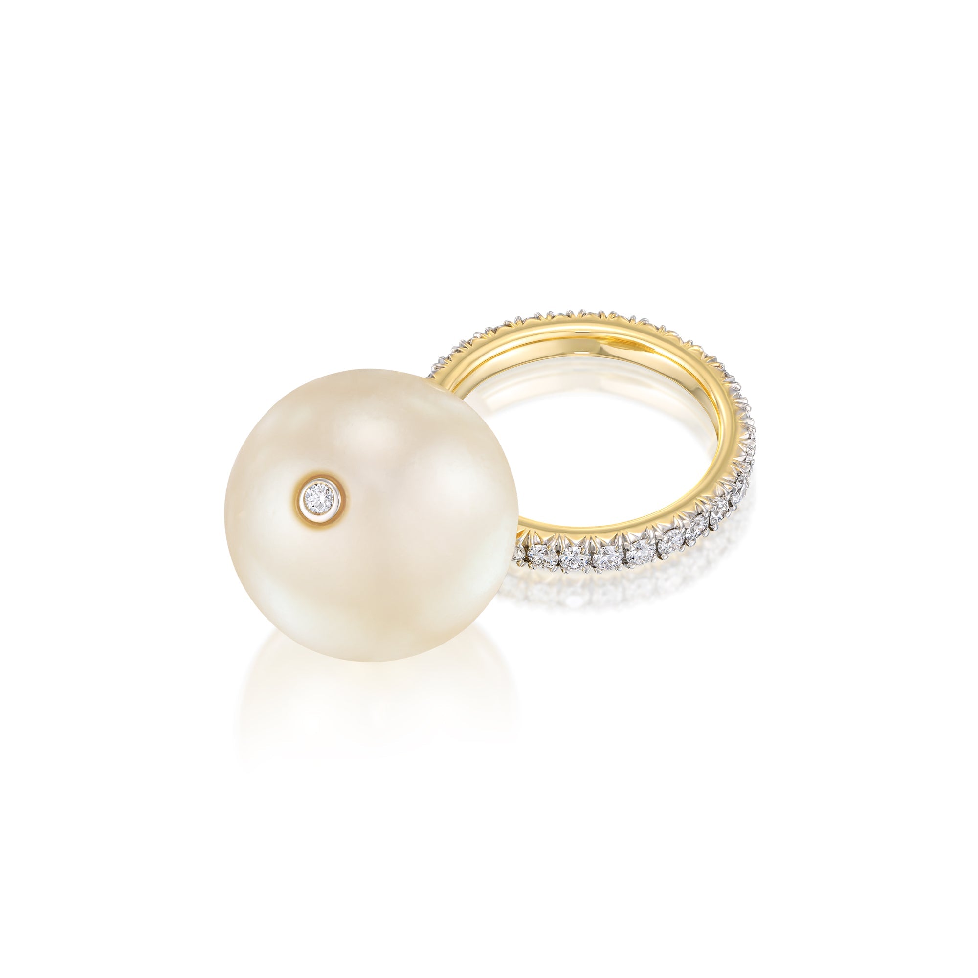 Floating Pearl RingAnne Baker