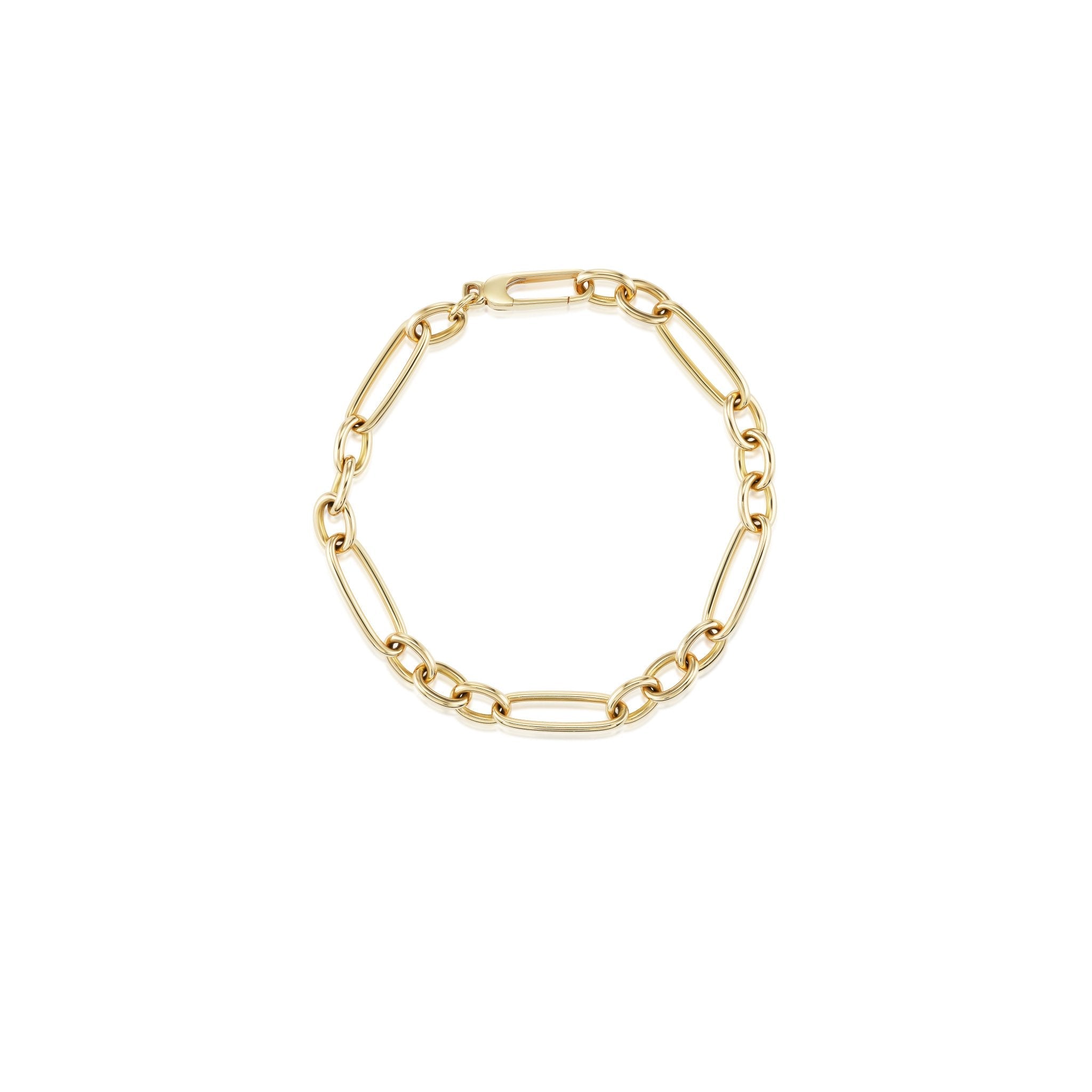 Mixed Oval Chain BraceletANNE BAKER