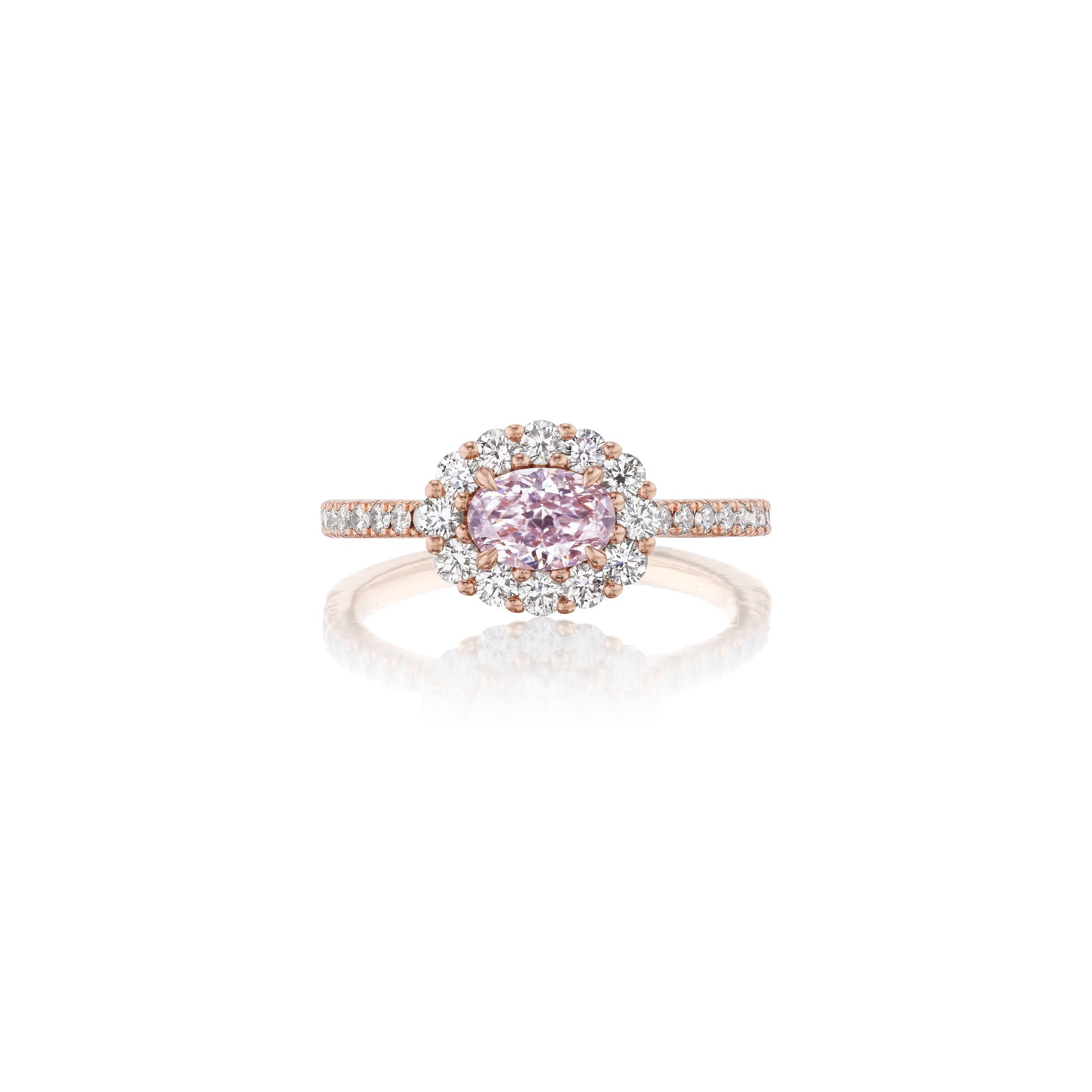 Pink Diamond and Padparadscha Sapphire Collector's StackAnne Baker