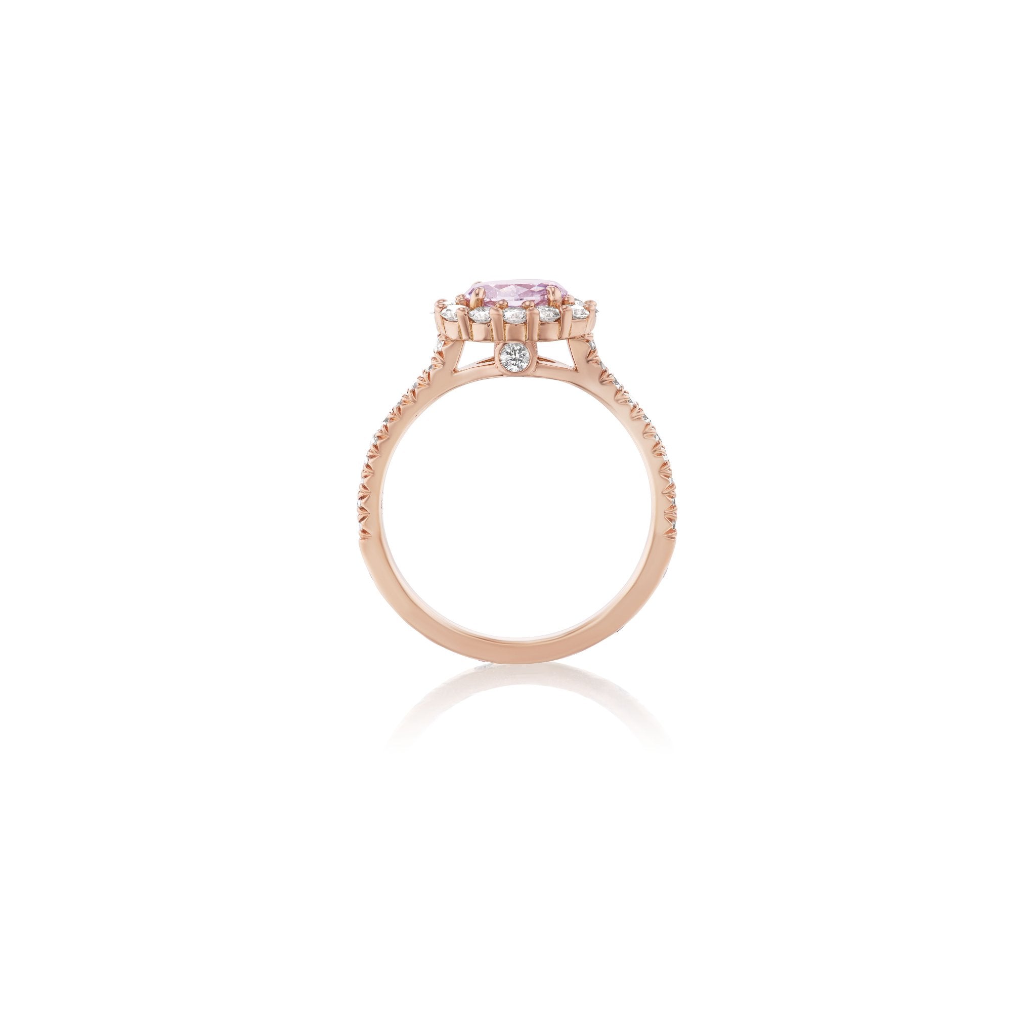 Pink Diamond and Padparadscha Sapphire Collector's StackAnne Baker