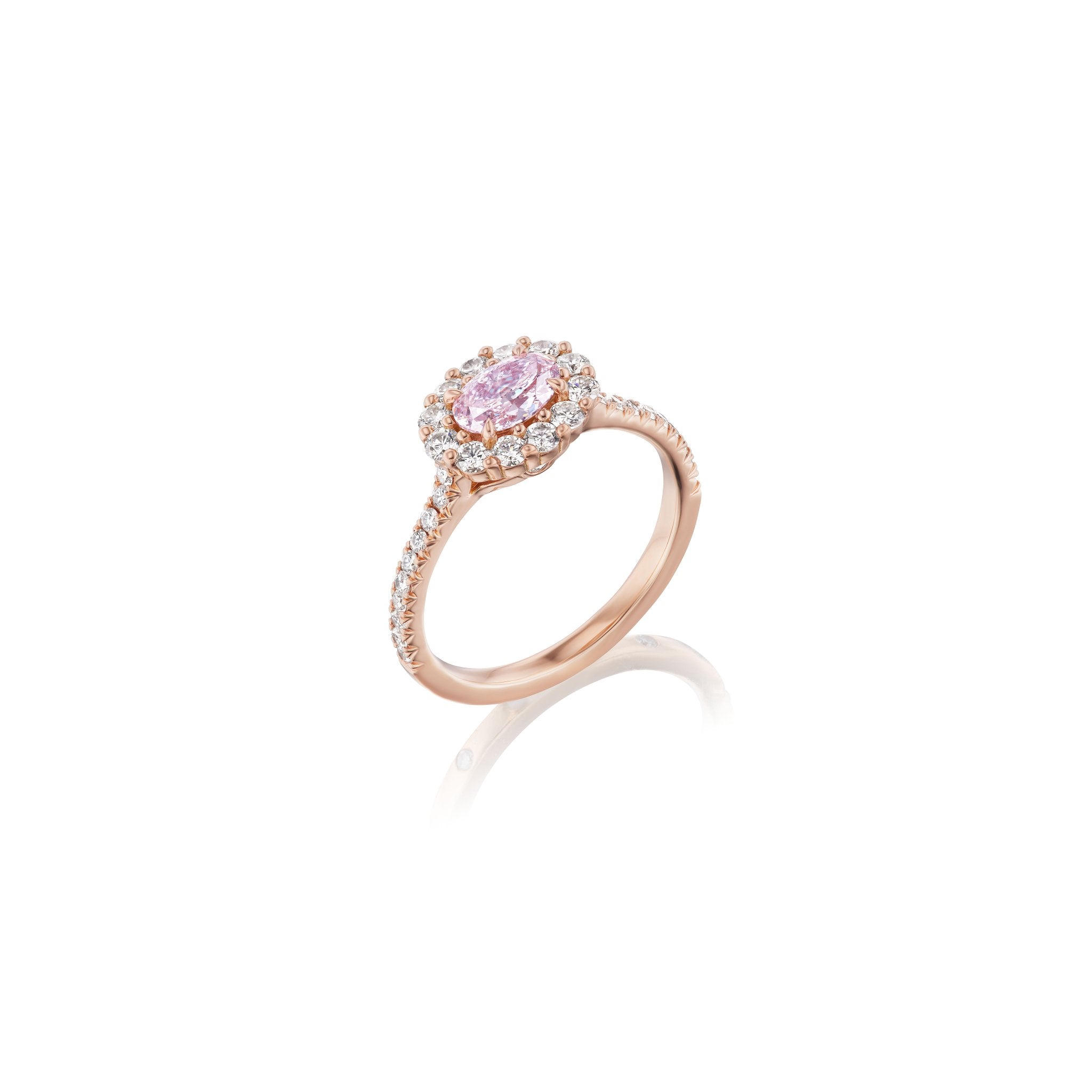 Pink Diamond and Padparadscha Sapphire Collector's StackAnne Baker