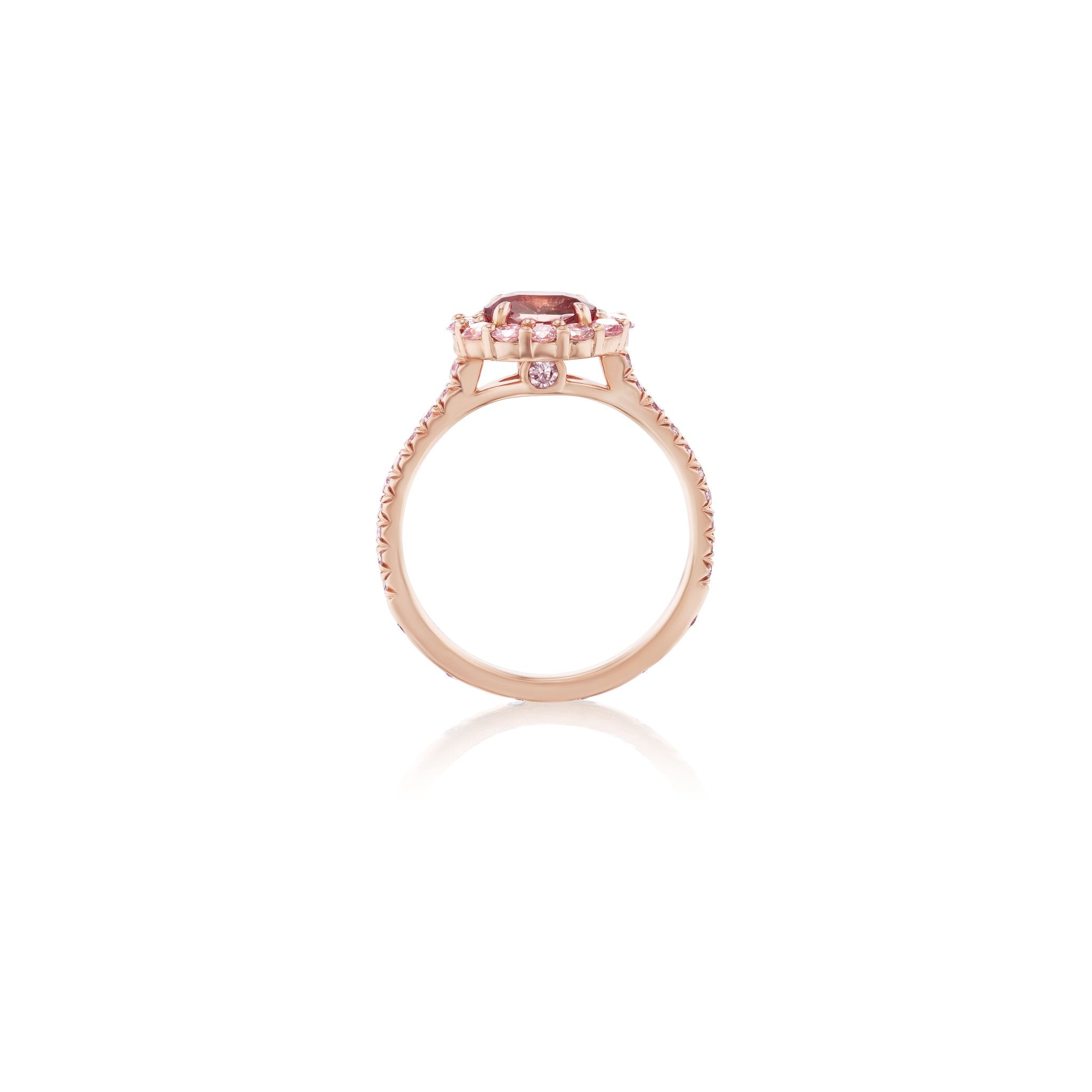 Pink Diamond and Padparadscha Sapphire Collector's StackAnne Baker