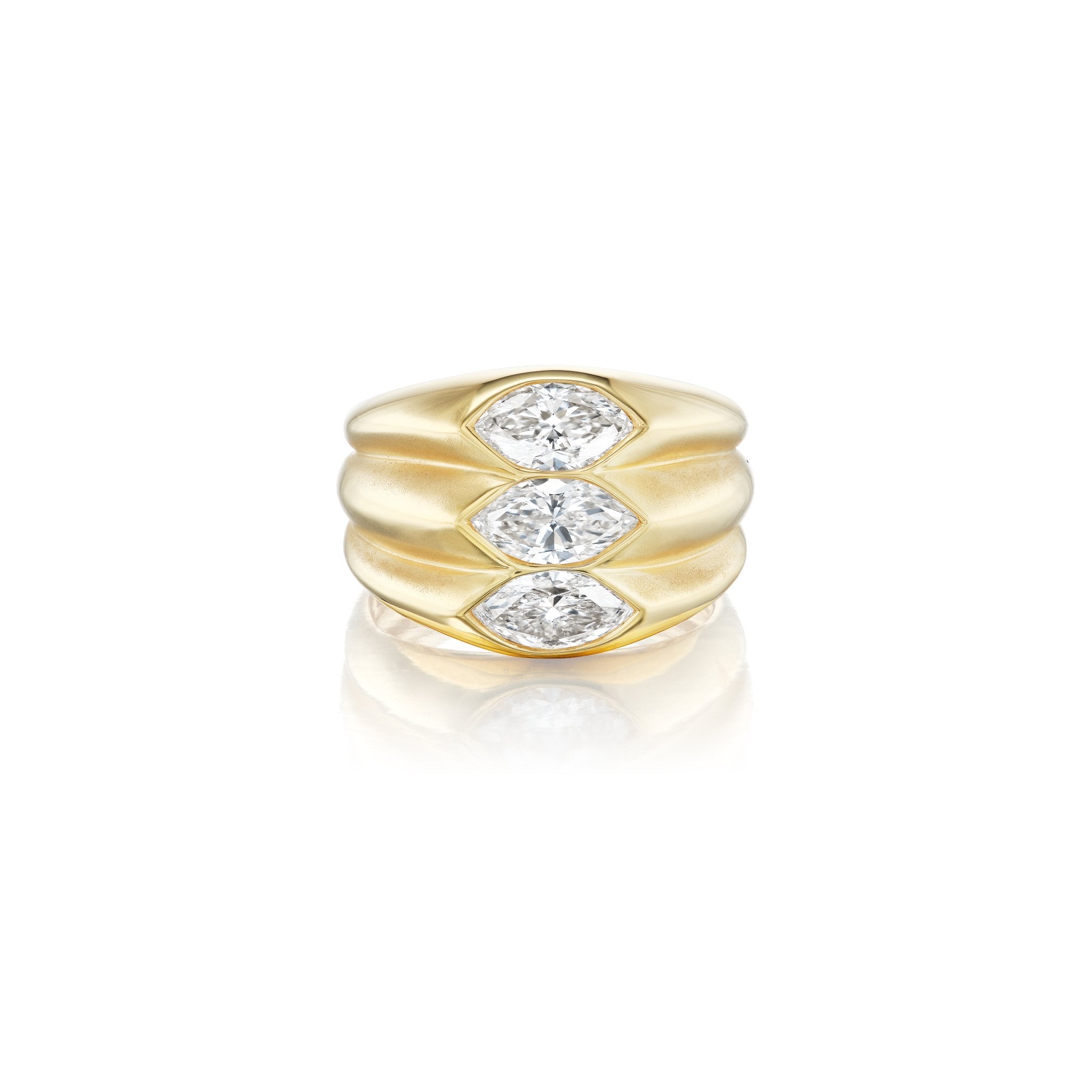 Three Marquise RingANNE BAKER