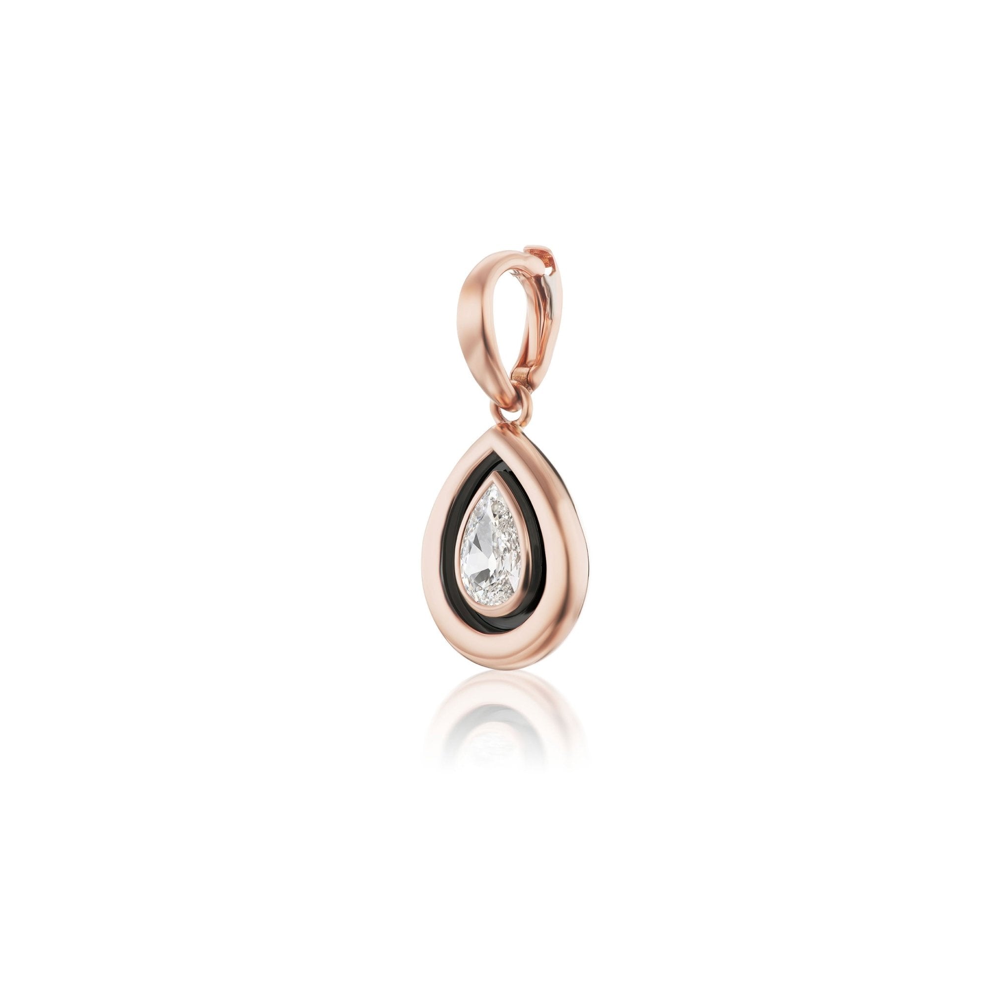 Diamond Pear PendantAnne Baker