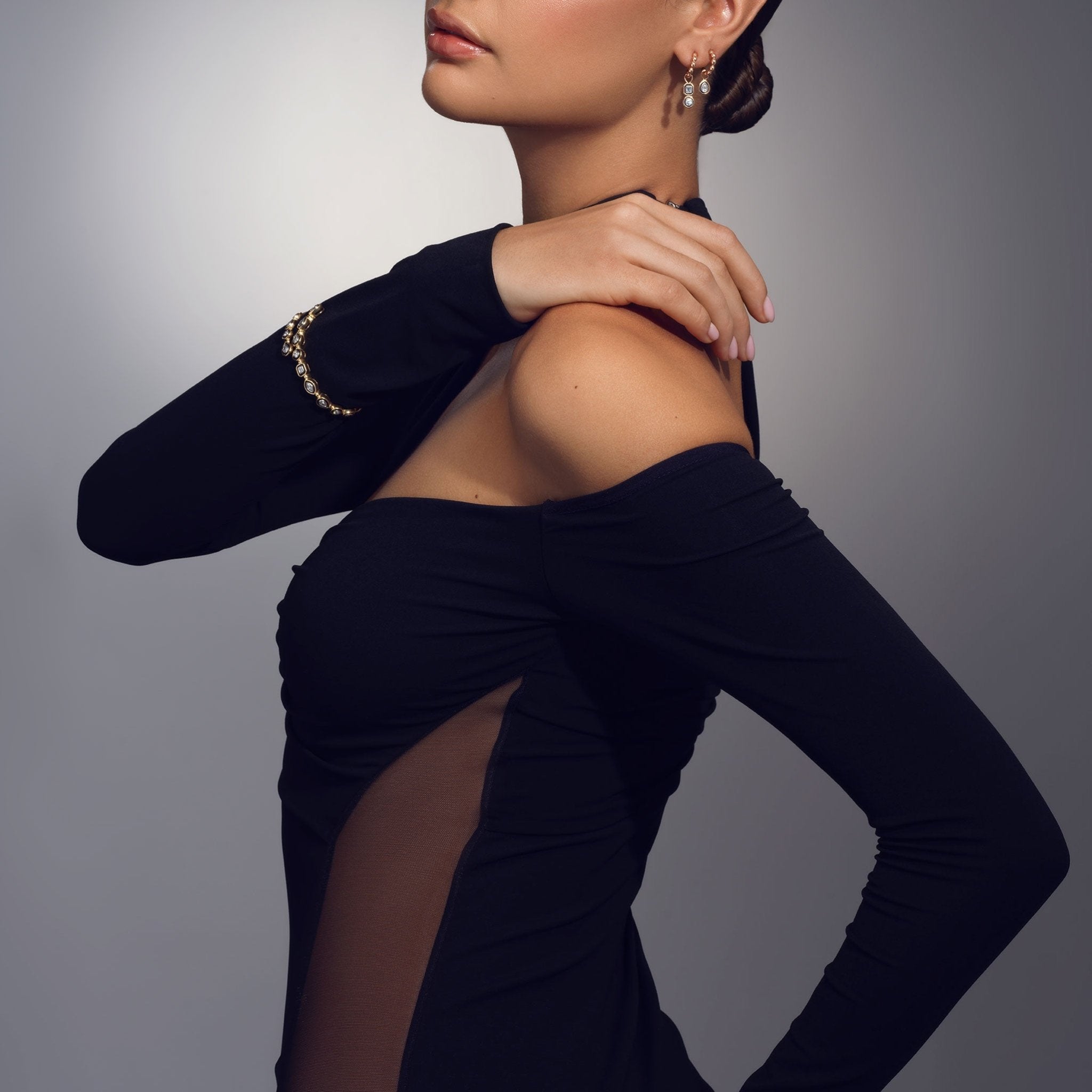 Splash Signature Hoops Petite with Diamond MixAnne Baker