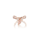 Pink Diamond Head Serpent RingAnne Baker