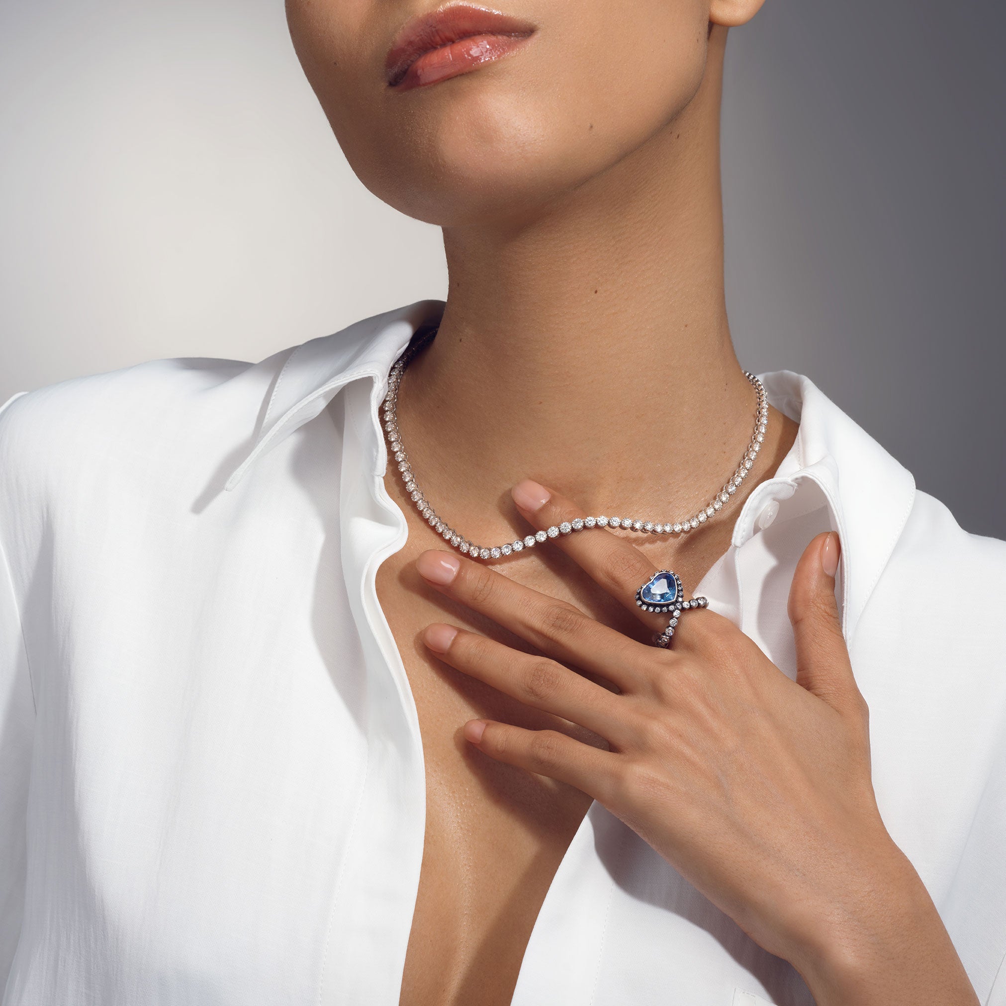 Simonetta Sapphire Heart RingAnne Baker