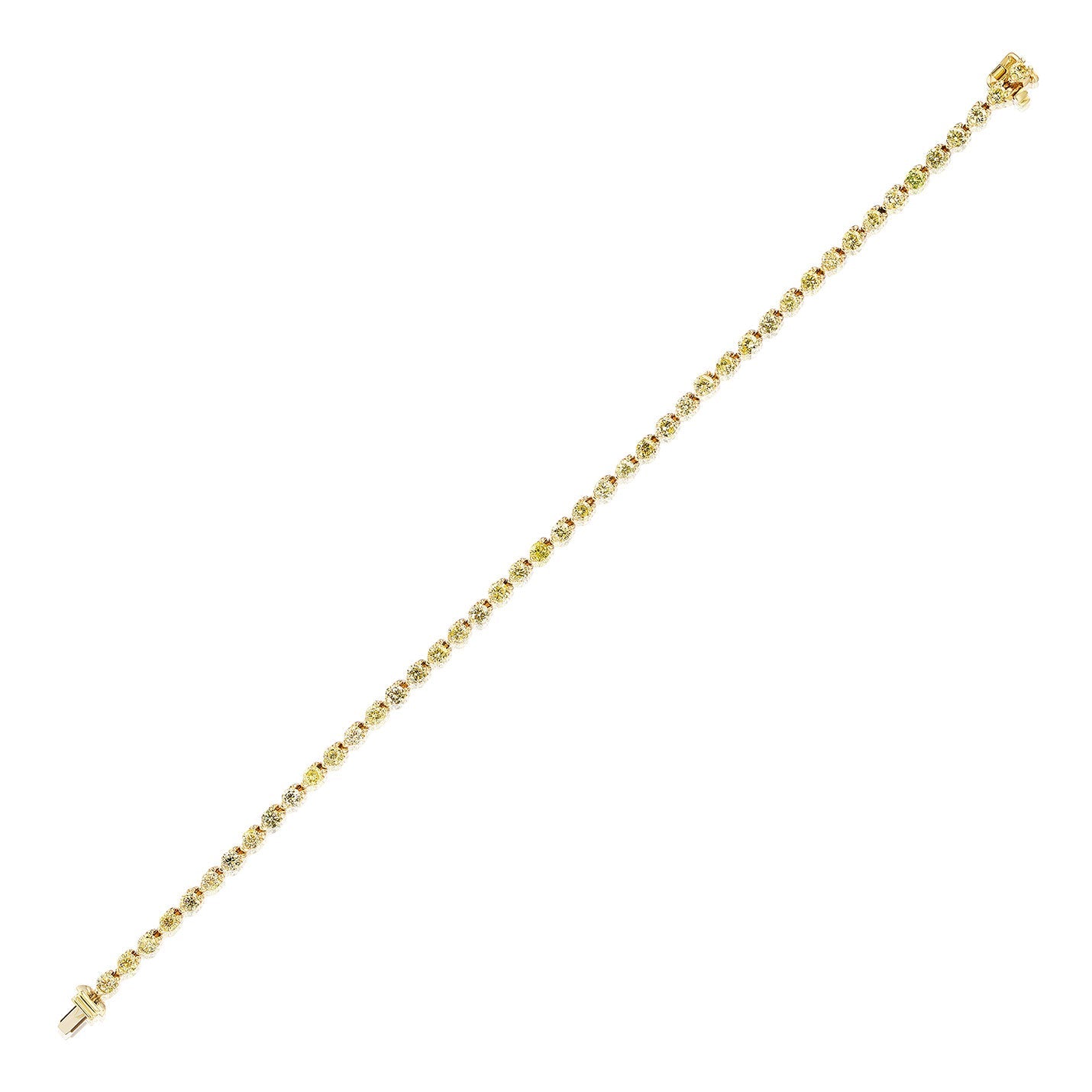Tri-Set Tennis Bracelet I with Yellow DiamondsANNE BAKER