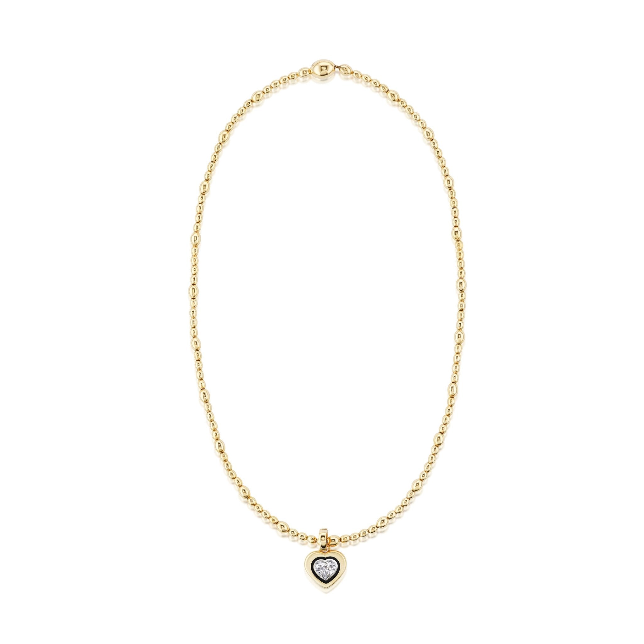 Triple Heart Diamond PendantANNE BAKER