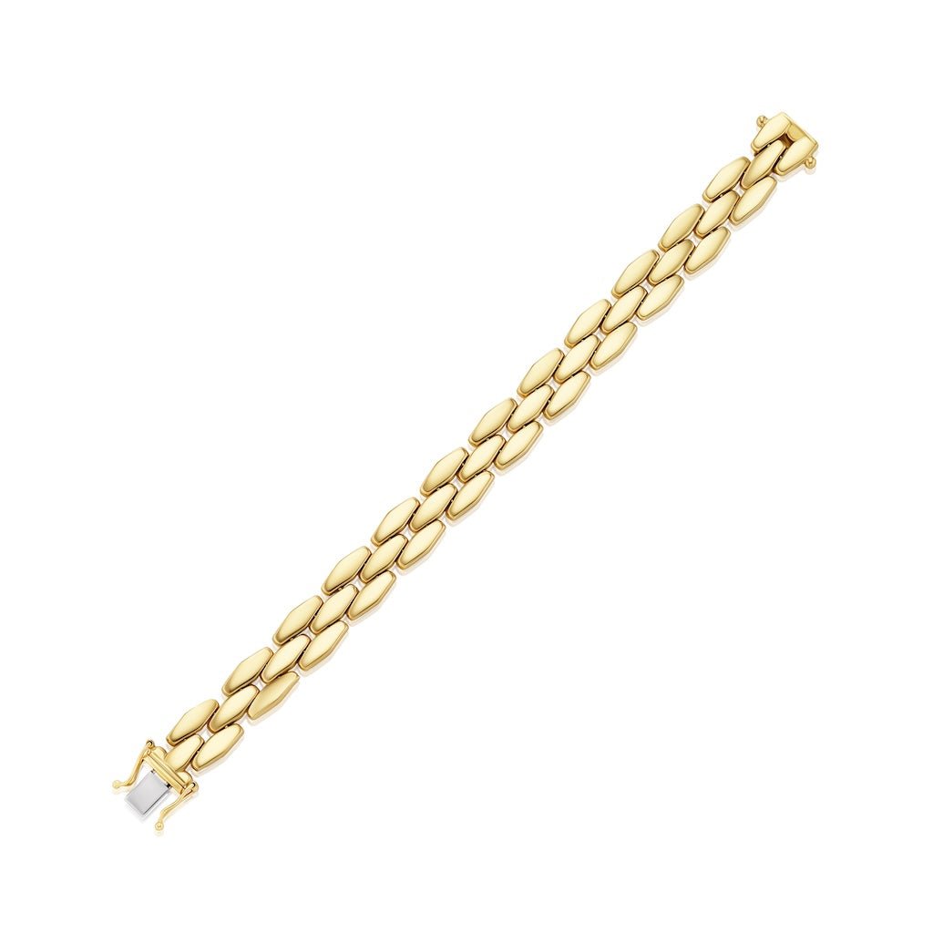 Abstract Link BraceletAnne Baker