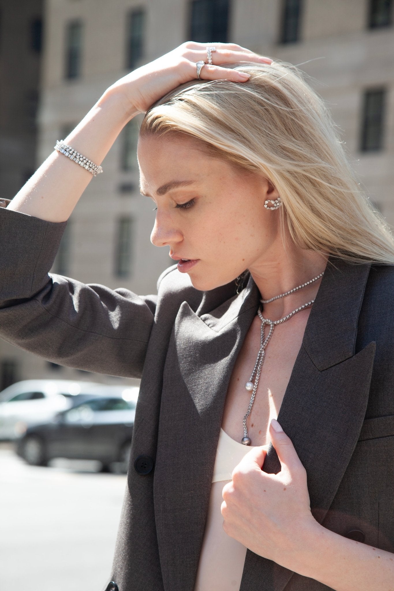 Dual Diamond LariatAnne Baker