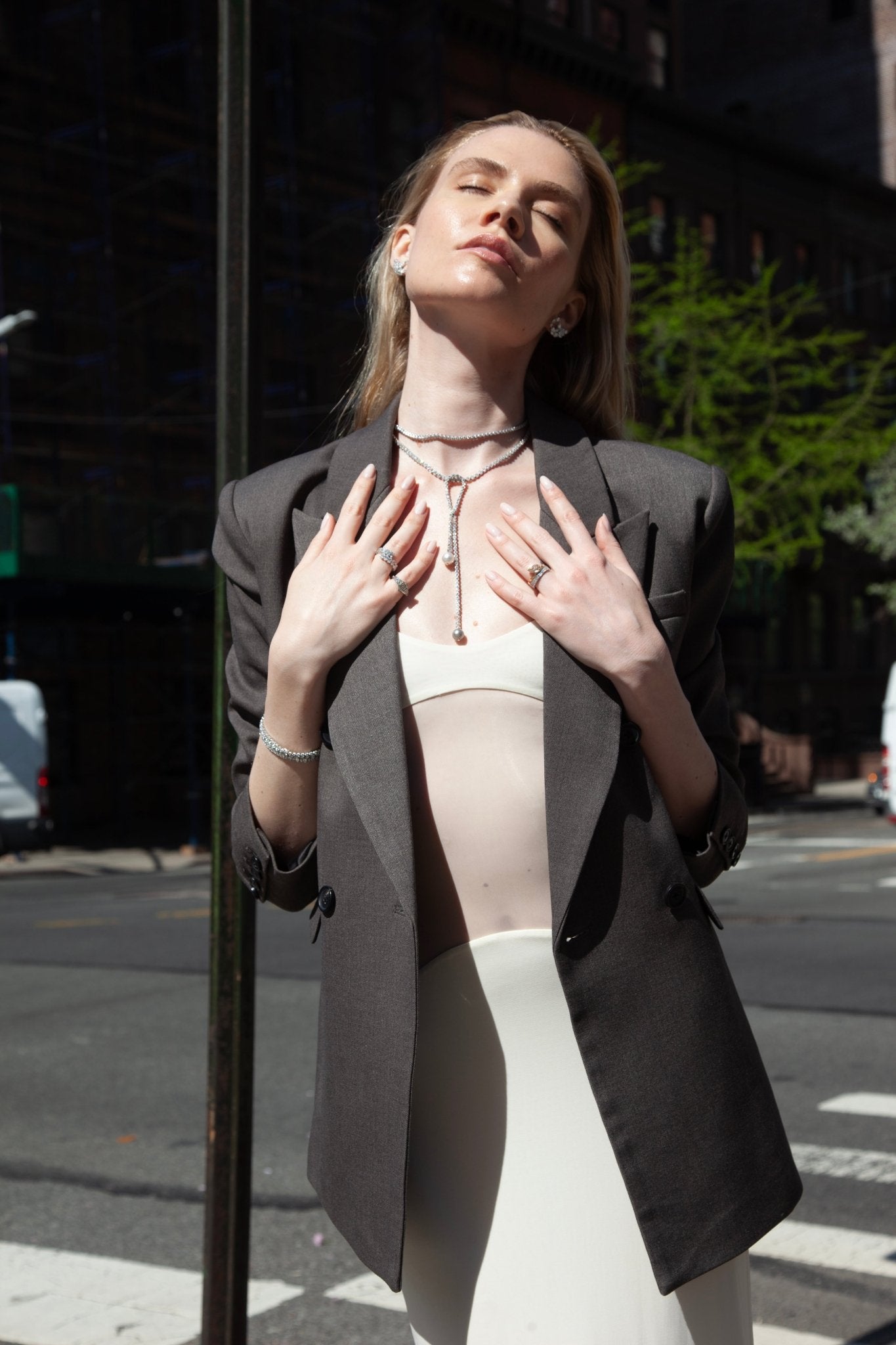 Dual Diamond LariatAnne Baker