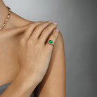 Emerald Eye Cabochon RingAnne Baker