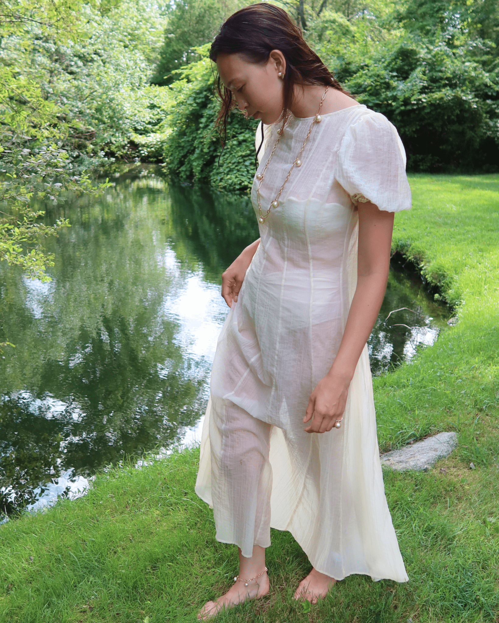 Pearl Chain BraceletAnne Baker