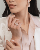 Pink Diamond and Padparadscha Sapphire Collector's StackAnne Baker