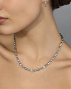 Signature Link Necklace with Diamonds IIAnne Baker