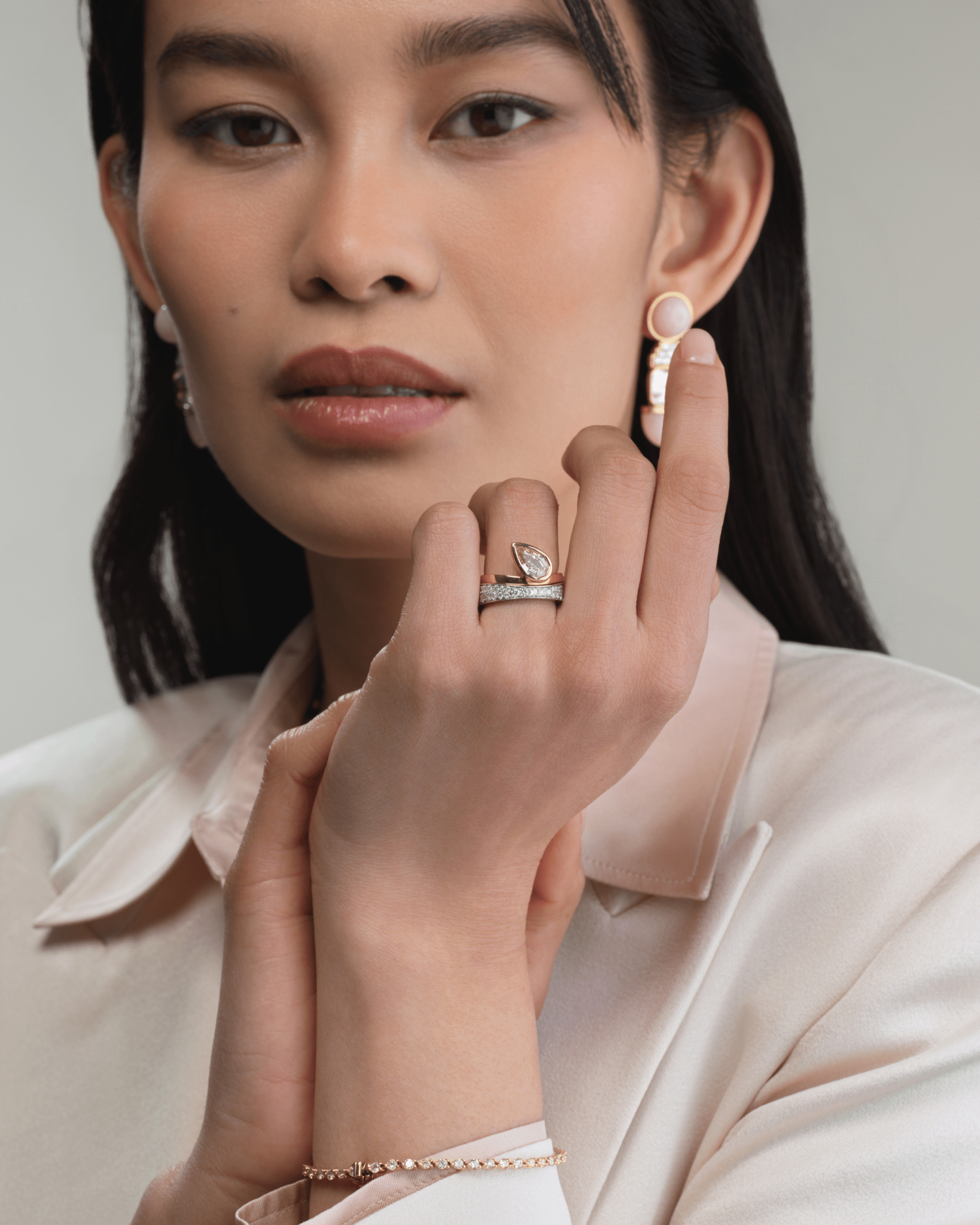 Softwave Ring StackAnne Baker