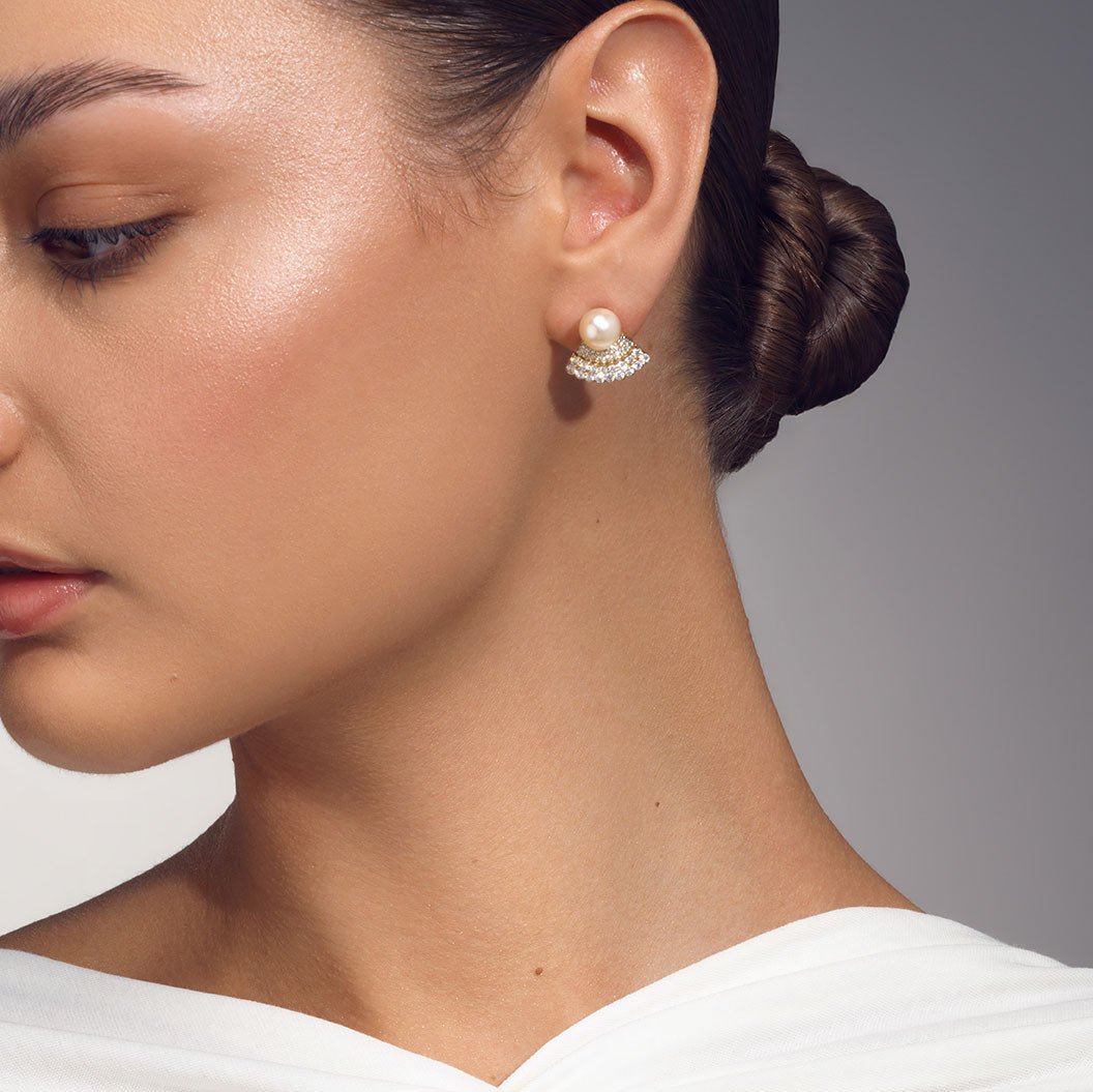 Loie Earrings with JacketsAnne Baker