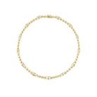 SIGNATURE LINK NECKLACE WITH DIAMONDS IN 18K - ANNE BAKERSIGNATURE LINK NECKLACE WITH DIAMONDS IN 18KANNE BAKER