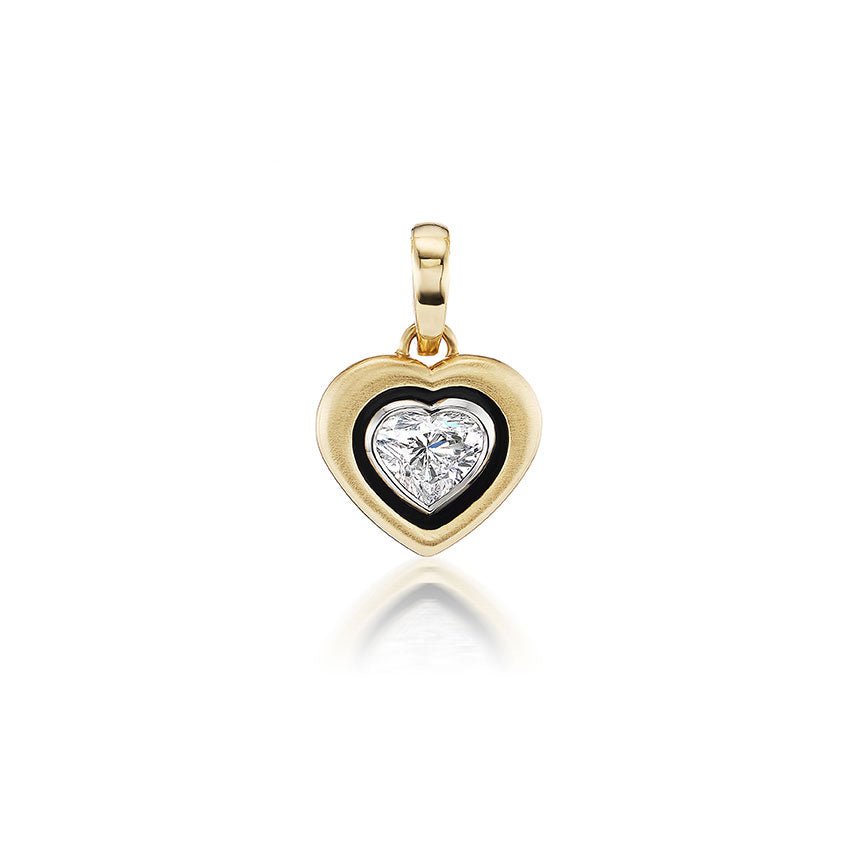 TRIPLE HEART DIAMOND PENDANT - ANNE BAKERTRIPLE HEART DIAMOND PENDANTANNE BAKER